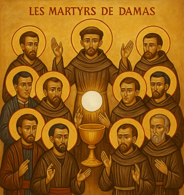 Bougies allumées en mémoire des martyrs de Damas